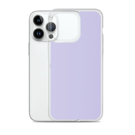 Melrose Purple Blue iPhone Clear Thin Case Plain Color CREATIVETECH