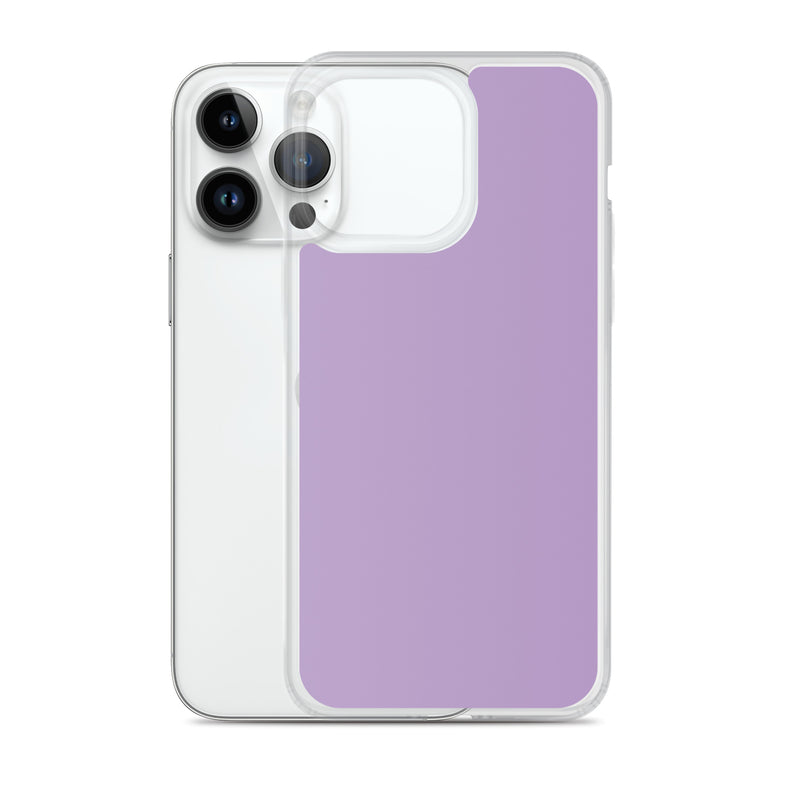 Load image into Gallery viewer, East Side Violet Purple iPhone Clear Thin Case Plain Color CREATIVETECH