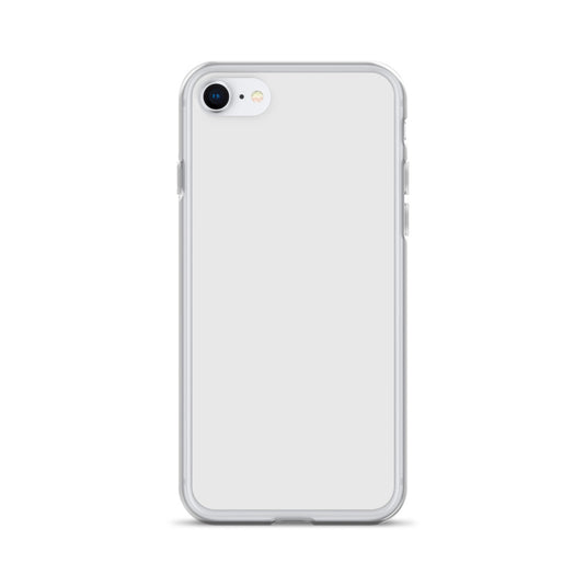 Plain Color Whisper White iPhone Case Clear Bump Resistant Flexible CREATIVETECH