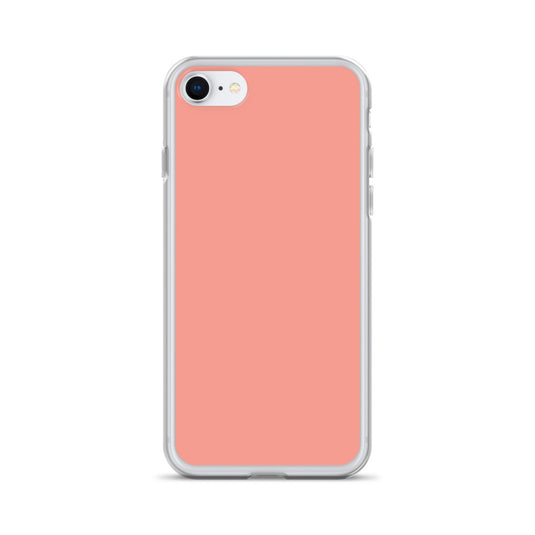 Plain Color Mona Lisa Pink iPhone Case Clear Bump Resistant Flexible CREATIVETECH
