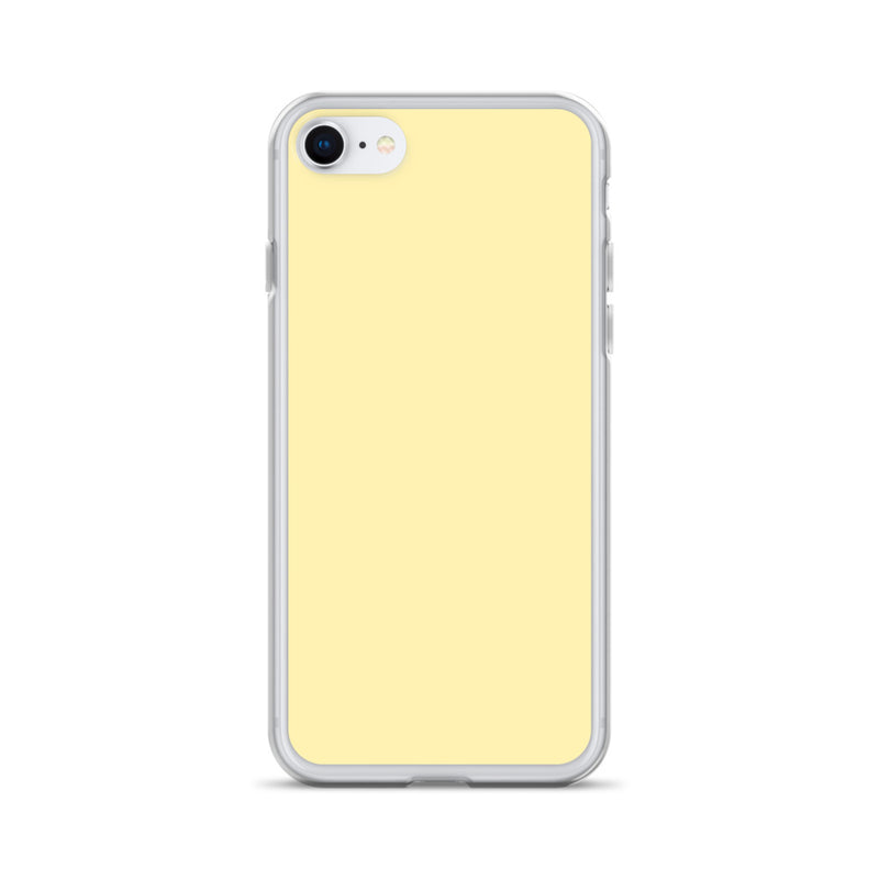 Load image into Gallery viewer, Plain Color Banana Yellow iPhone Case Clear Bump Resistant CREATIVETECH