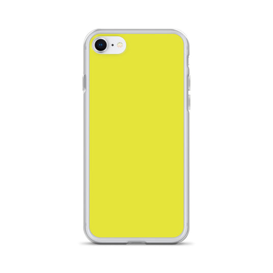 Plain Color Starship Yellow iPhone Case Clear Bump Resistant CREATIVETECH