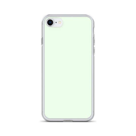 Plain Color Honeydew Green iPhone Case Clear Bump Resistant CREATIVETECH