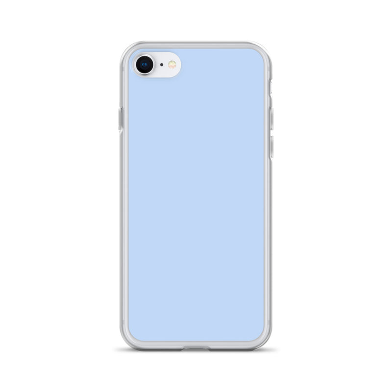 Load image into Gallery viewer, Plain Color Hawkes Blue iPhone Case Clear Bump Resistant CREATIVETECH