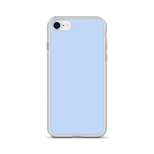 Plain Color Hawkes Blue iPhone Case Clear Bump Resistant CREATIVETECH