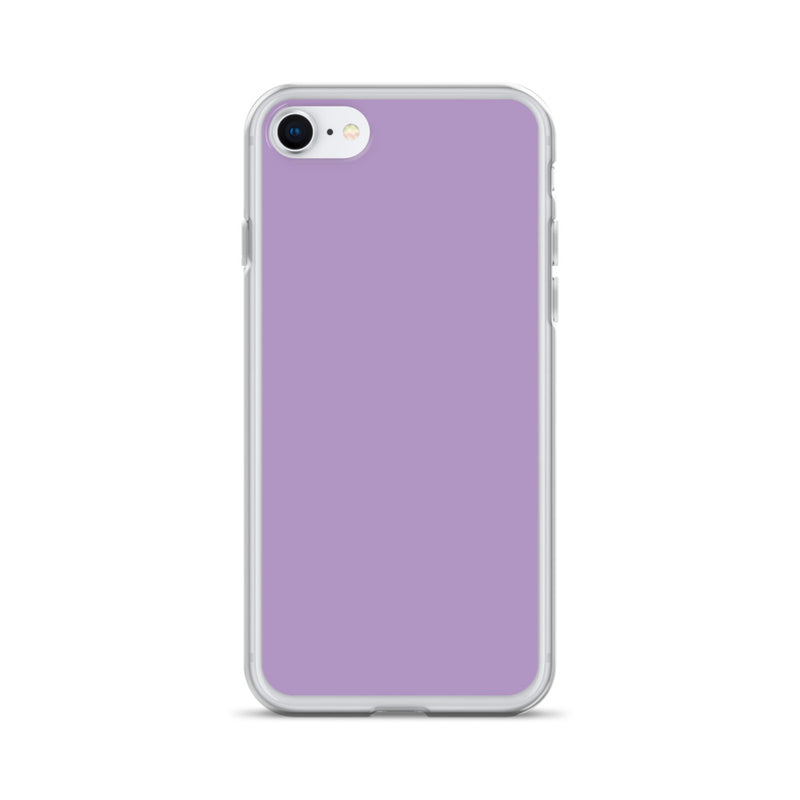 Load image into Gallery viewer, East Side Violet Purple iPhone Clear Thin Case Plain Color CREATIVETECH