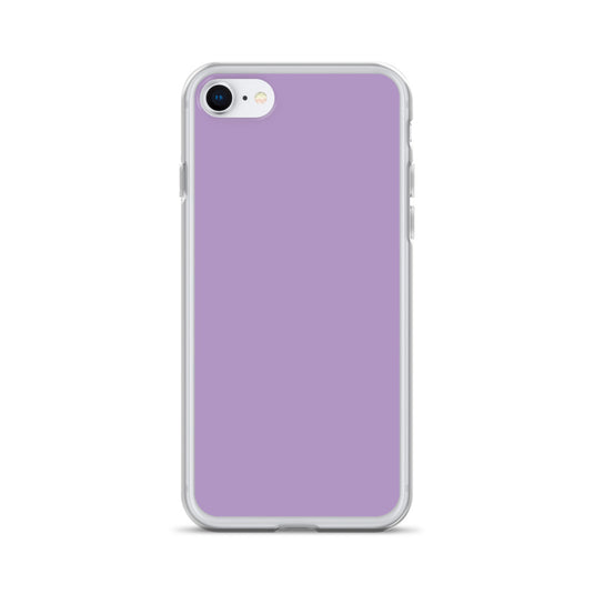 East Side Violet Purple iPhone Clear Thin Case Plain Color CREATIVETECH