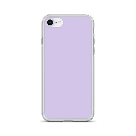 Fog Violet Purple  iPhone Clear Thin Case Plain Color CREATIVETECH