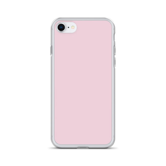 Lace Pink iPhone Clear Thin Case Plain Color CREATIVETECH