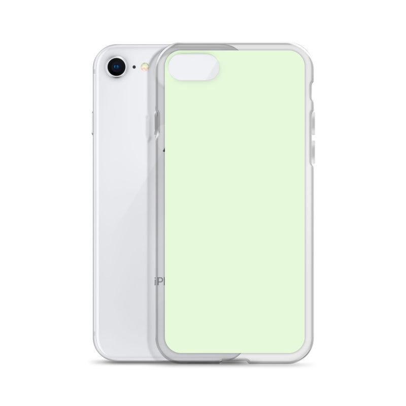 Load image into Gallery viewer, Plain Color Panache Green iPhone Case Clear Bump Resistant CREATIVETECH