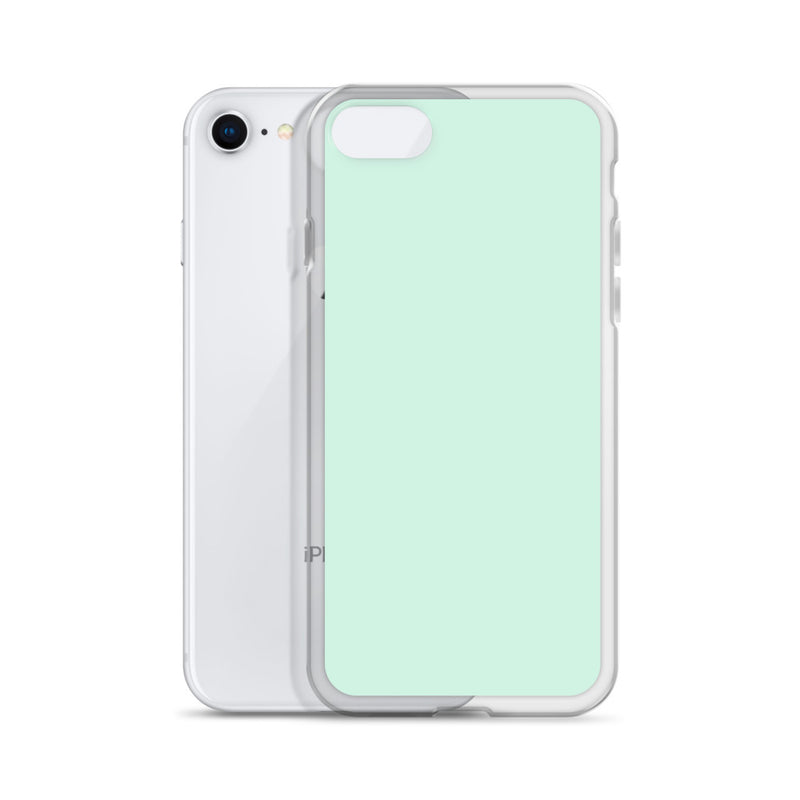 Load image into Gallery viewer, Plain Color Humming Bird Green iPhone Case Clear Bump Resistant CREATIVETECH