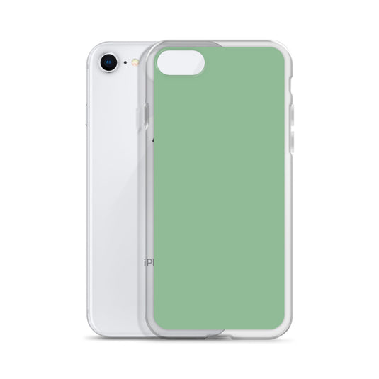 Plain Color Sea Green iPhone Case Clear Bump Resistant CREATIVETECH