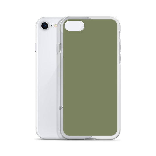 Plain Color Finch Green iPhone Case Clear Bump Resistant CREATIVETECH