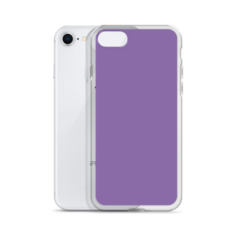 Load image into Gallery viewer, Ce Soir Violet Purple iPhone Clear Thin Case Plain Color CREATIVETECH