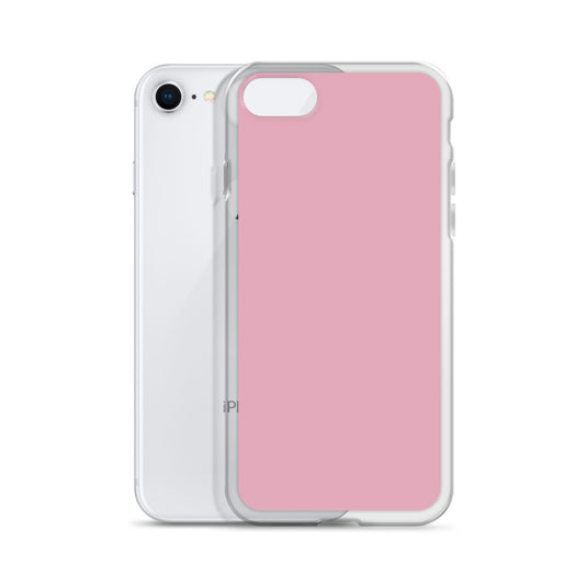 Melanie Pink iPhone Clear Thin Case Plain Color CREATIVETECH