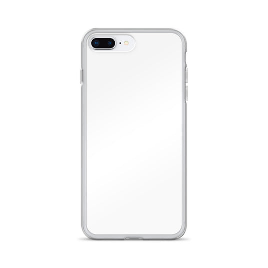 Plain Color White iPhone Case Clear Bump Resistant Flexible CREATIVETECH