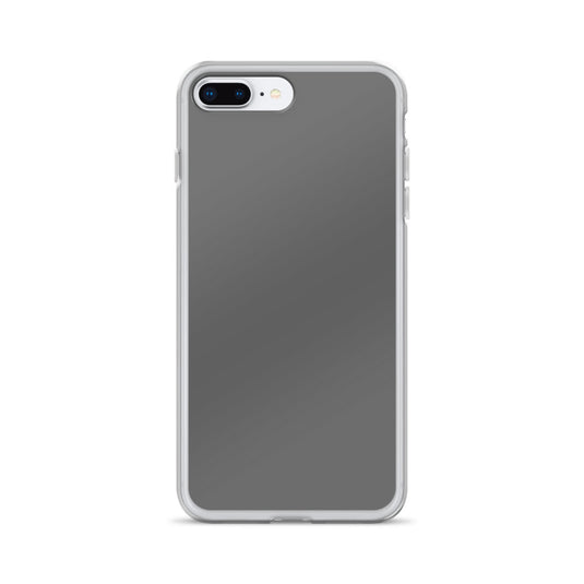 Plain Color Zambezi Grey iPhone Case Clear Bump Resistant CREATIVETECH