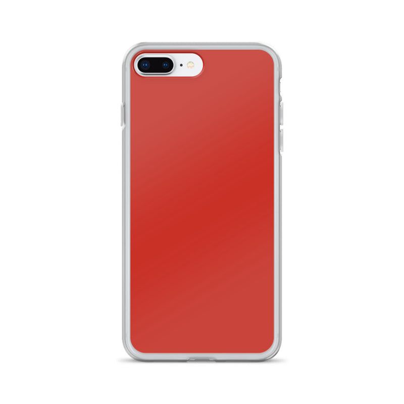 Load image into Gallery viewer, Plain Color Harley Red iPhone Case Clear Bump Resistant Flexible CREATIVETECH