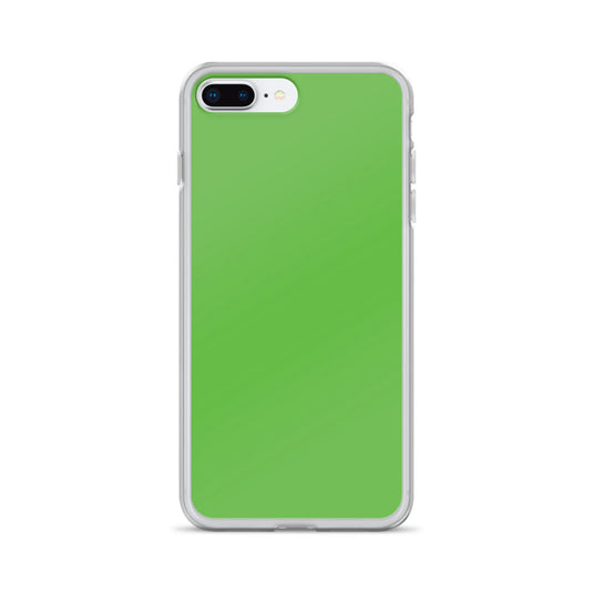 Plain Color Kelly Green iPhone Case Clear Bump Resistant CREATIVETECH