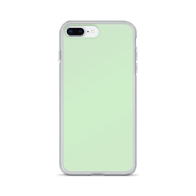 Load image into Gallery viewer, Plain Color Tara Green iPhone Case Clear Bump Resistant CREATIVETECH