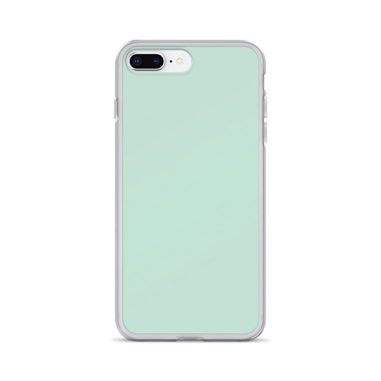 Plain Color Aero Green iPhone Case Clear Bump Resistant CREATIVETECH
