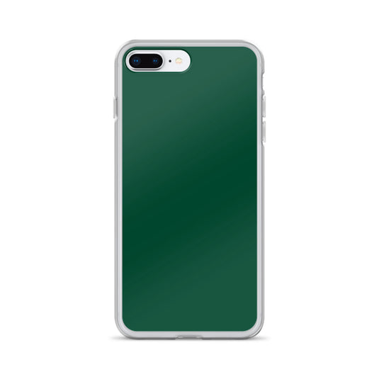 Plain Color British Racing Green iPhone Case Clear Bump Resistant CREATIVETECH