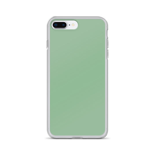 Plain Color Sea Green iPhone Case Clear Bump Resistant CREATIVETECH