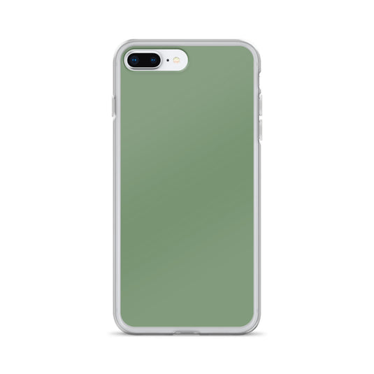 Plain Color Amulet Green iPhone Case Clear Bump Resistant CREATIVETECH