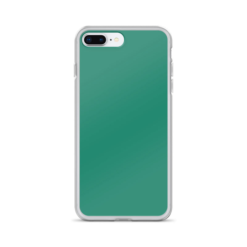 Load image into Gallery viewer, Plain Color Elf Green iPhone Case Clear Bump Resistant CREATIVETECH