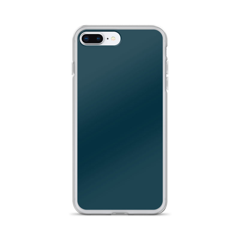 Load image into Gallery viewer, Plain Color Blue Whale iPhone Case Clear Bump Resistant CREATIVETECH
