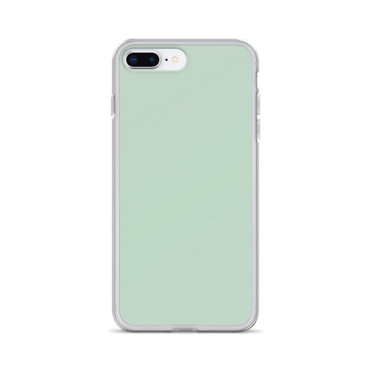Plain Color Shallow Edgewater Blue iPhone Case Clear Bump Resistant CREATIVETECH