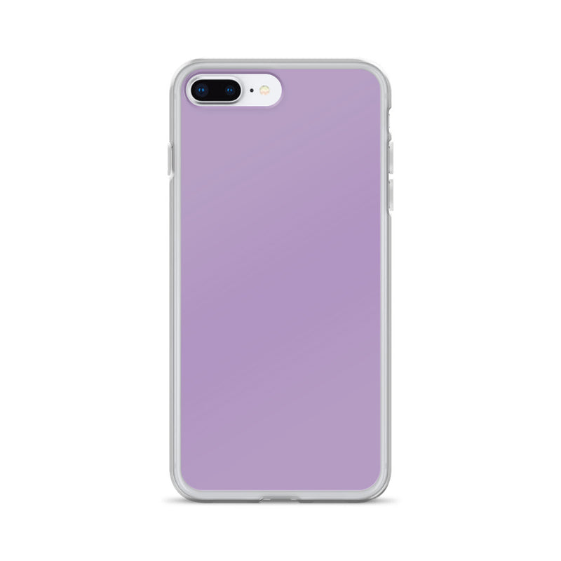 Load image into Gallery viewer, East Side Violet Purple iPhone Clear Thin Case Plain Color CREATIVETECH