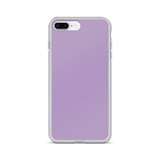 East Side Violet Purple iPhone Clear Thin Case Plain Color CREATIVETECH