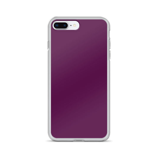 Tyrian Purple iPhone Clear Thin Case Plain Color CREATIVETECH