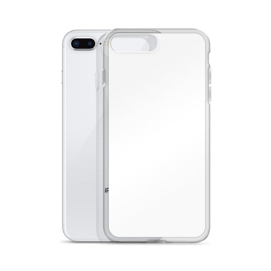 Plain Color White iPhone Case Clear Bump Resistant Flexible CREATIVETECH