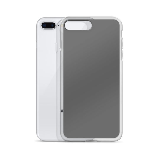 Plain Color Zambezi Grey iPhone Case Clear Bump Resistant CREATIVETECH