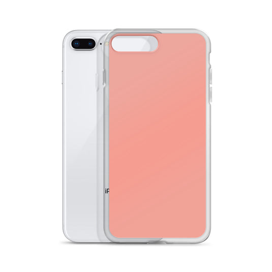 Plain Color Mona Lisa Pink iPhone Case Clear Bump Resistant Flexible CREATIVETECH