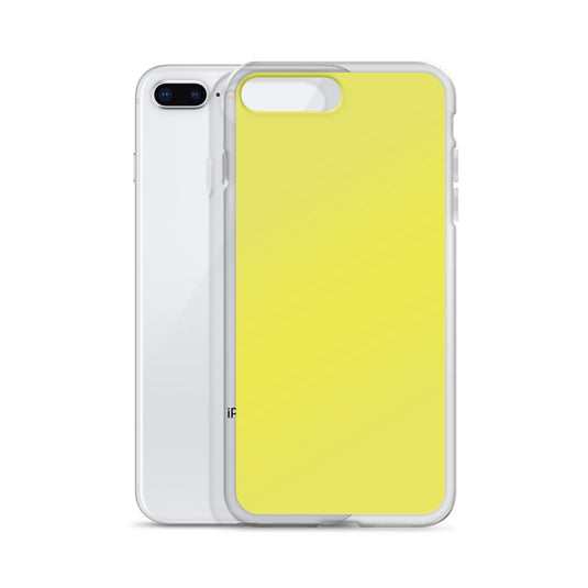 Plain Color Daisy Yellow iPhone Case Clear Bump Resistant CREATIVETECH