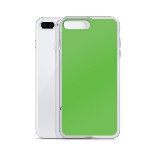 Plain Color Kelly Green iPhone Case Clear Bump Resistant CREATIVETECH