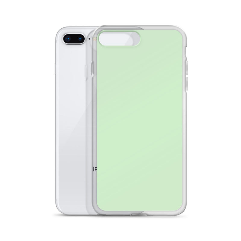Load image into Gallery viewer, Plain Color Tara Green iPhone Case Clear Bump Resistant CREATIVETECH