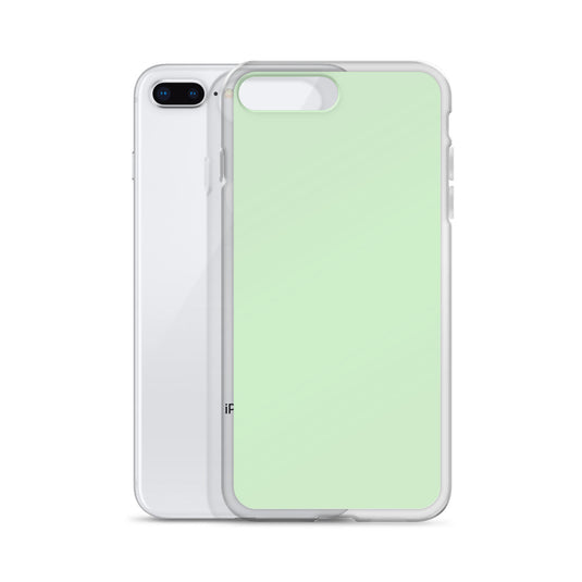 Plain Color Tara Green iPhone Case Clear Bump Resistant CREATIVETECH