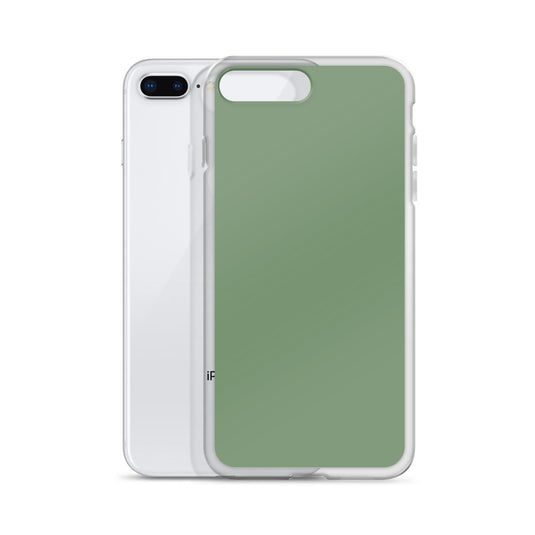 Plain Color Amulet Green iPhone Case Clear Bump Resistant CREATIVETECH
