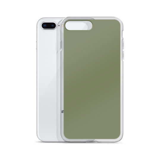 Plain Color Finch Green iPhone Case Clear Bump Resistant CREATIVETECH