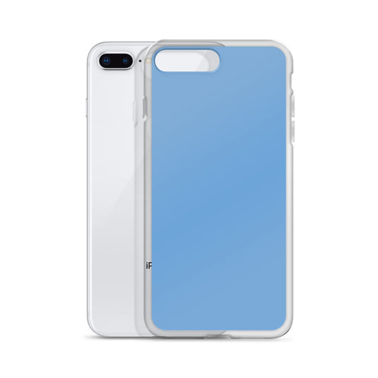 Plain Color Jordy Blue iPhone Case Clear Bump Resistant CREATIVETECH