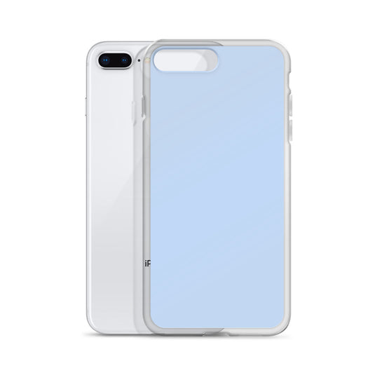 Plain Color Hawkes Blue iPhone Case Clear Bump Resistant CREATIVETECH