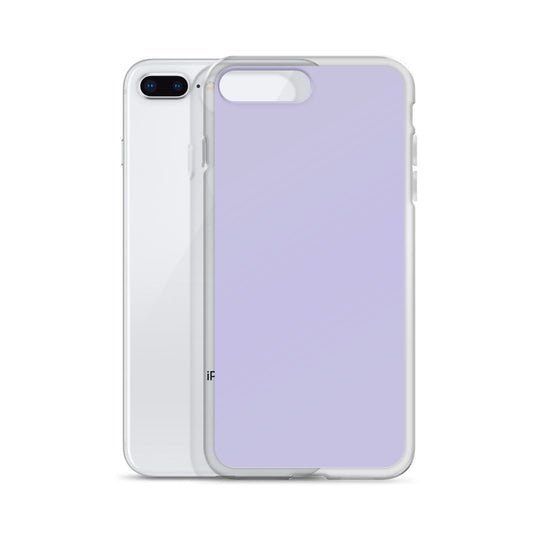 Melrose Purple Blue iPhone Clear Thin Case Plain Color CREATIVETECH