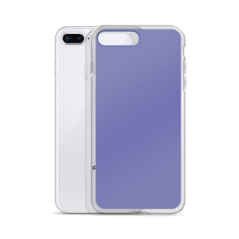 Load image into Gallery viewer, Chetwode Blue Purple iPhone Clear Thin Case Plain Color CREATIVETECH