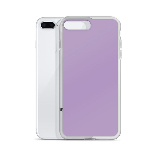 East Side Violet Purple iPhone Clear Thin Case Plain Color CREATIVETECH
