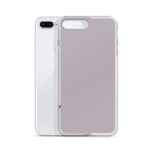 Lily Ash Pink iPhone Clear Thin Case Plain Color CREATIVETECH