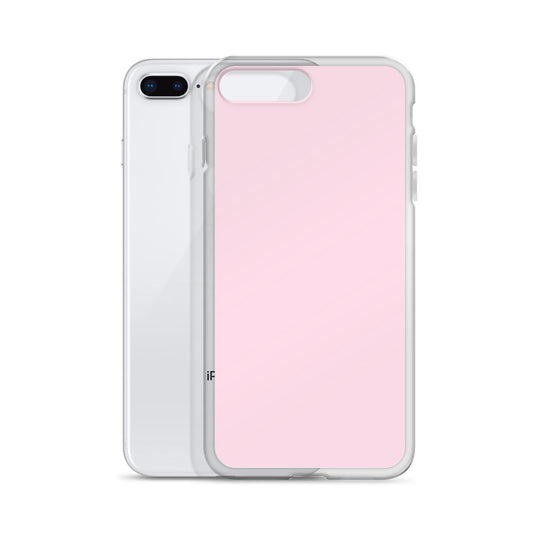 Piglet Pink iPhone Clear Thin Case Plain Color CREATIVETECH